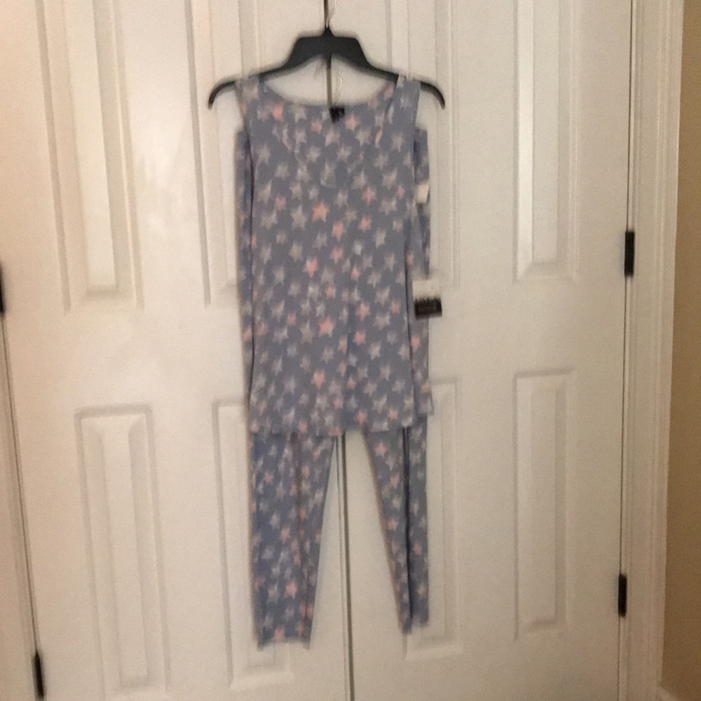 Kenzie Pajamas soft blue & pink NWT tags medium